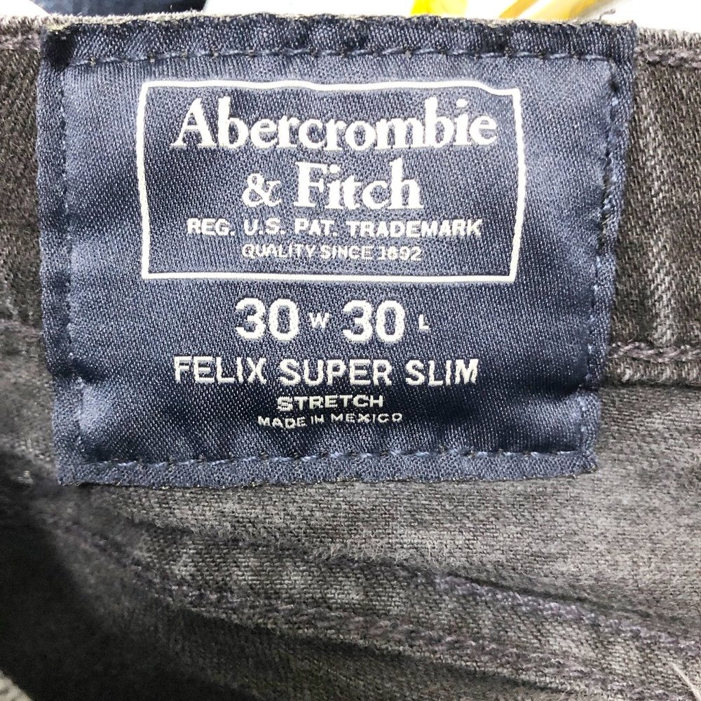 Abercrombie & Fitch Men's Felix Super Slim 30 x 30 - Picture 6 of 6